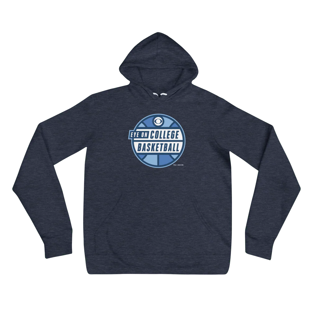 Eye on College Basketball Podcast Logo Adult Fleece Hooded Sweatshirt - Image 3