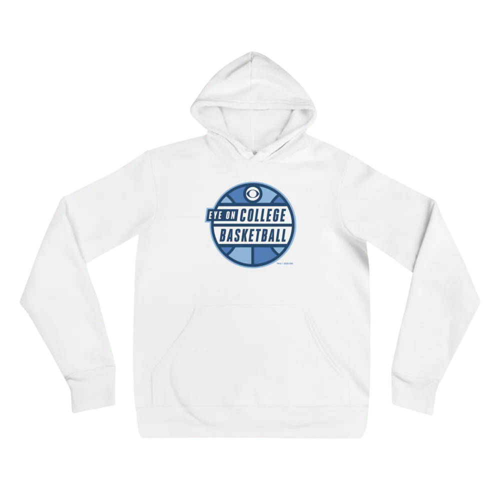 Eye on College Basketball Podcast Logo Adult Fleece Hooded Sweatshirt - Image 5
