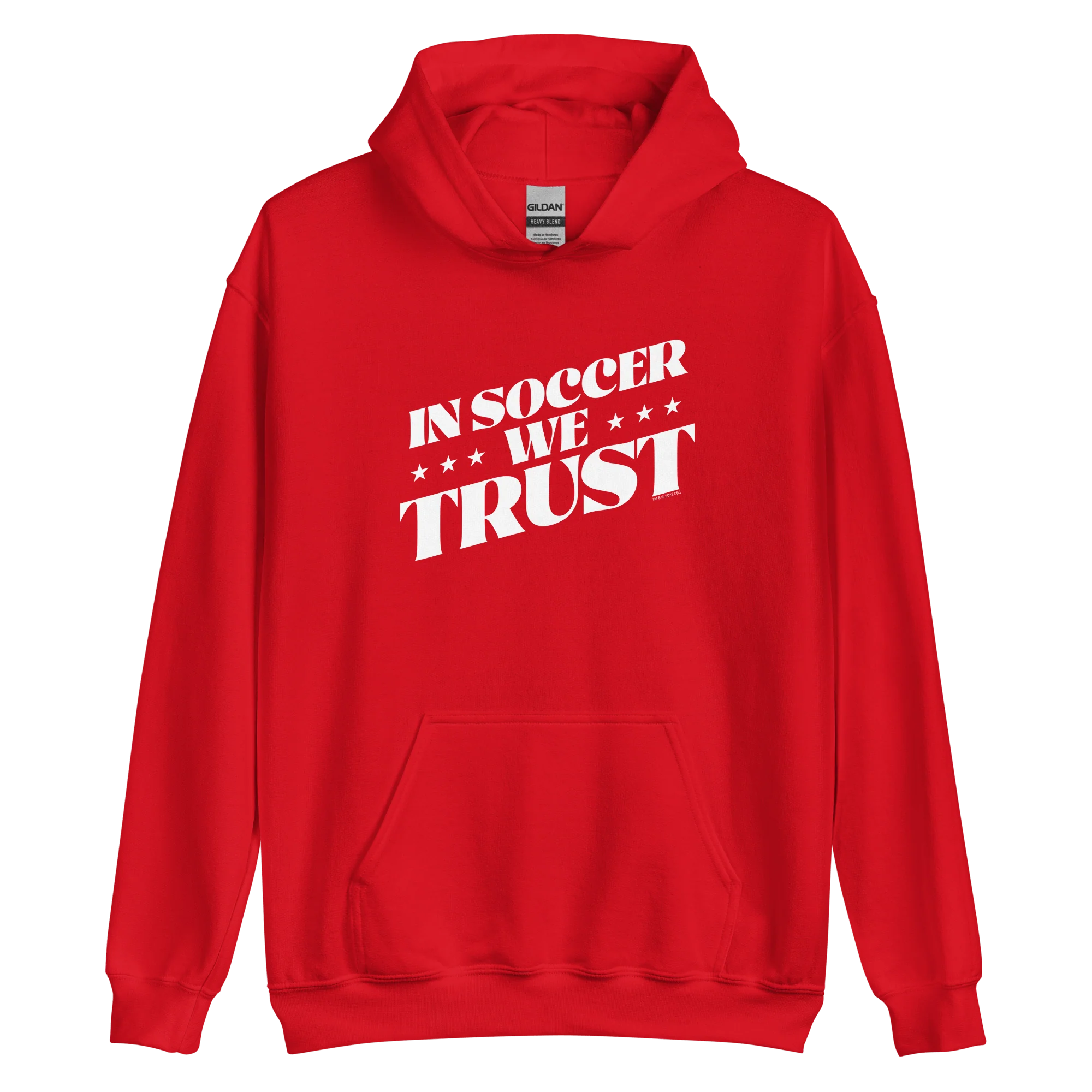 In Soccer We Trust Podcast Logo Hooded Sweatshirt - Image 3