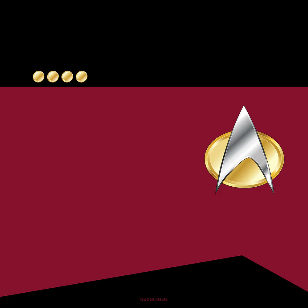 Star Trek: The Next Generation Command Uniform Throw Pillow - Image 3