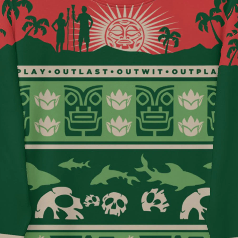 Survivor Mashup Logo Holiday Sweatshirt - Image 3