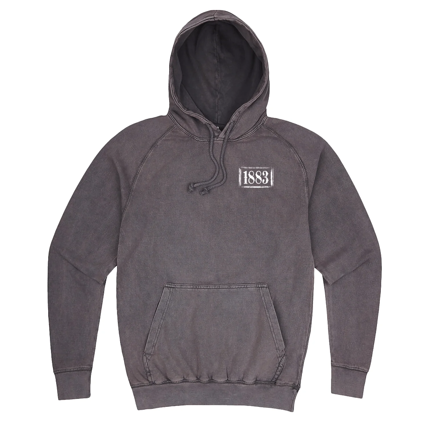 Yellowstone 1883 Logo Distressed Hooded Sweatshirt - Image 3