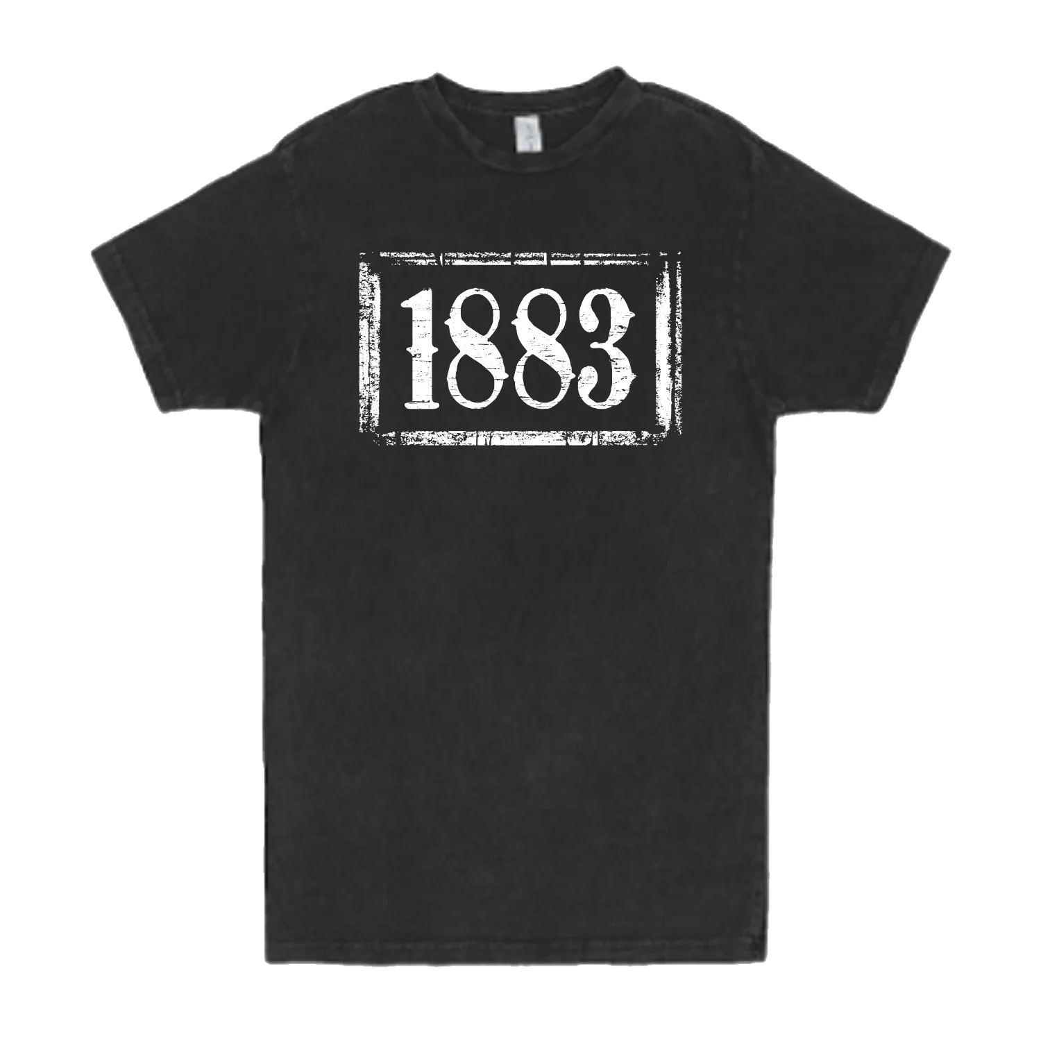 Yellowstone 1883 Logo Distressed Short Sleeve T-Shirt - Image 3