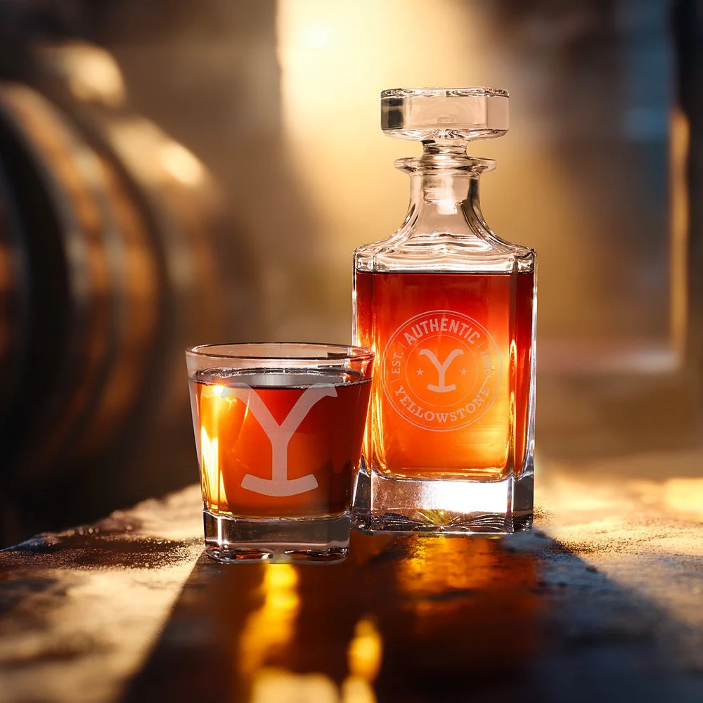 Yellowstone Authentic Y Logo Decanter Set - Image 3
