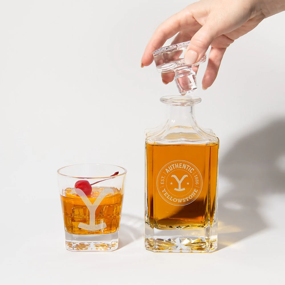 Yellowstone Authentic Y Logo Decanter Set - Image 4
