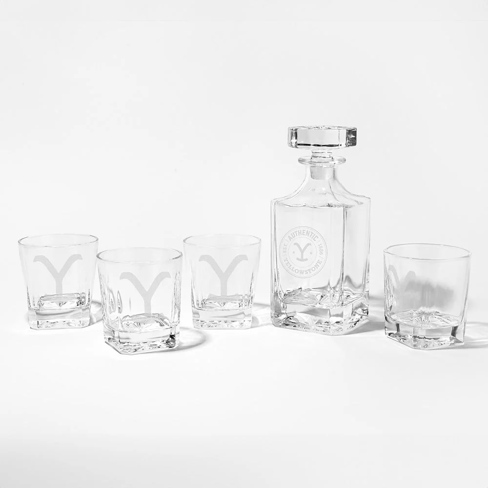 Yellowstone Authentic Y Logo Decanter Set - Image 6