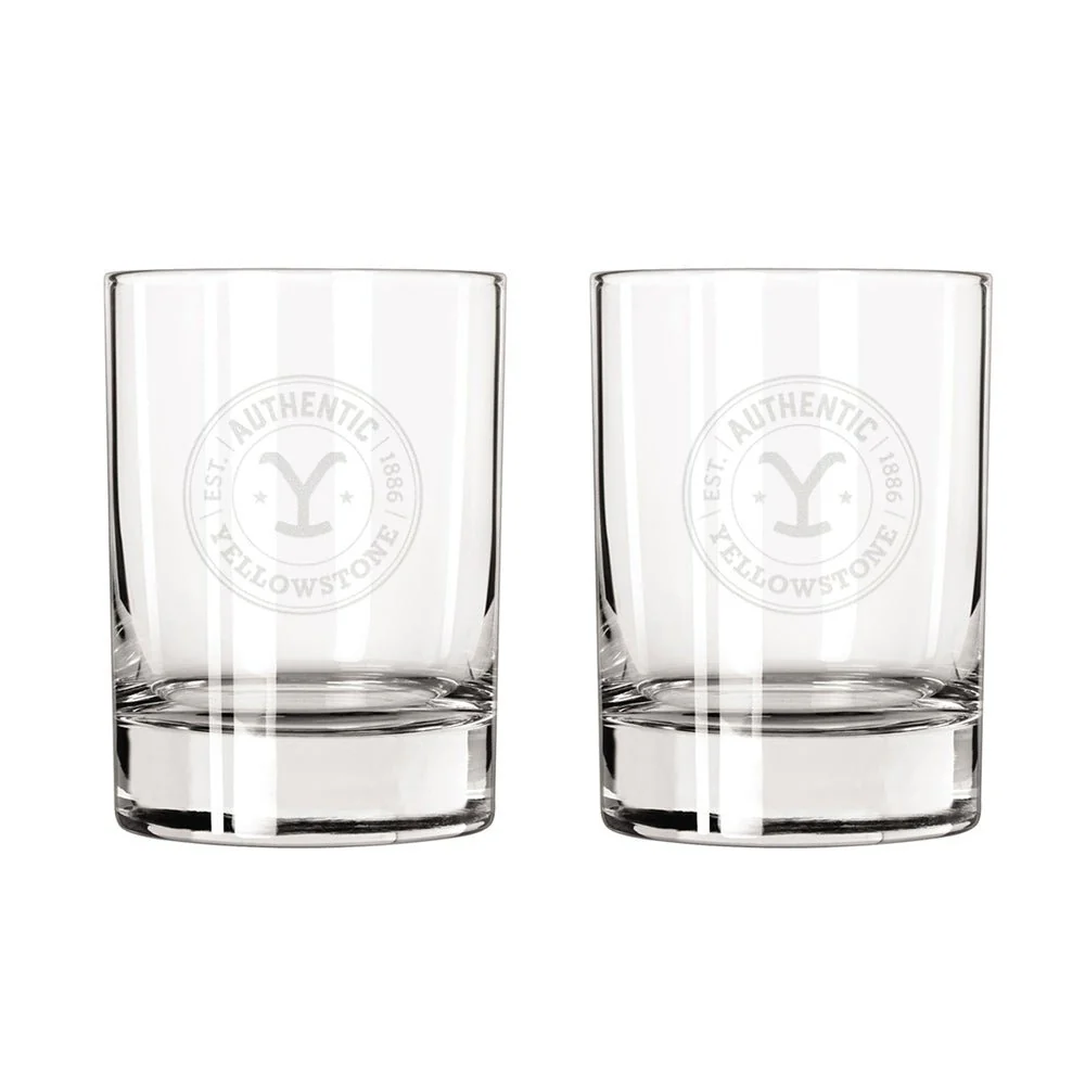 Yellowstone Authentic Y Logo Rocks Glass - Image 3