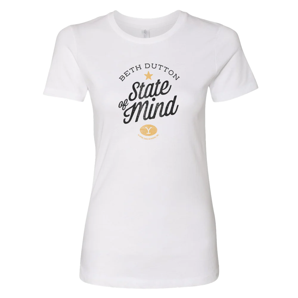 Yellowstone Beth Dutton State of Mind Women's Short Sleeve T-Shirt - Image 3