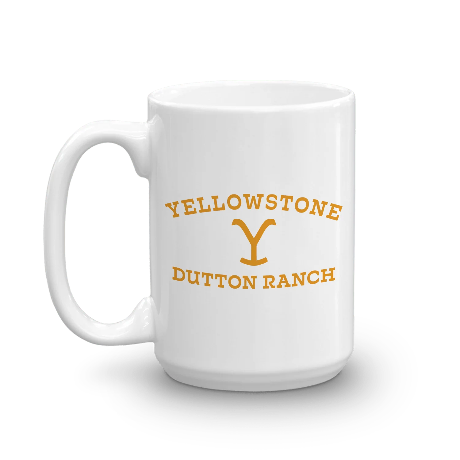 Yellowstone Dutton Ranch Logo White Mug - Image 5