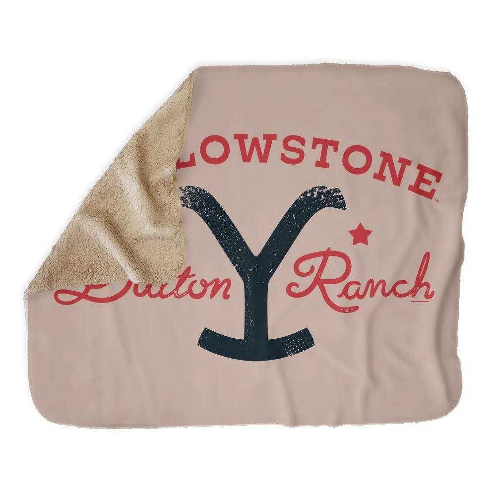 Yellowstone Dutton Ranch Star Sherpa Blanket - Image 3