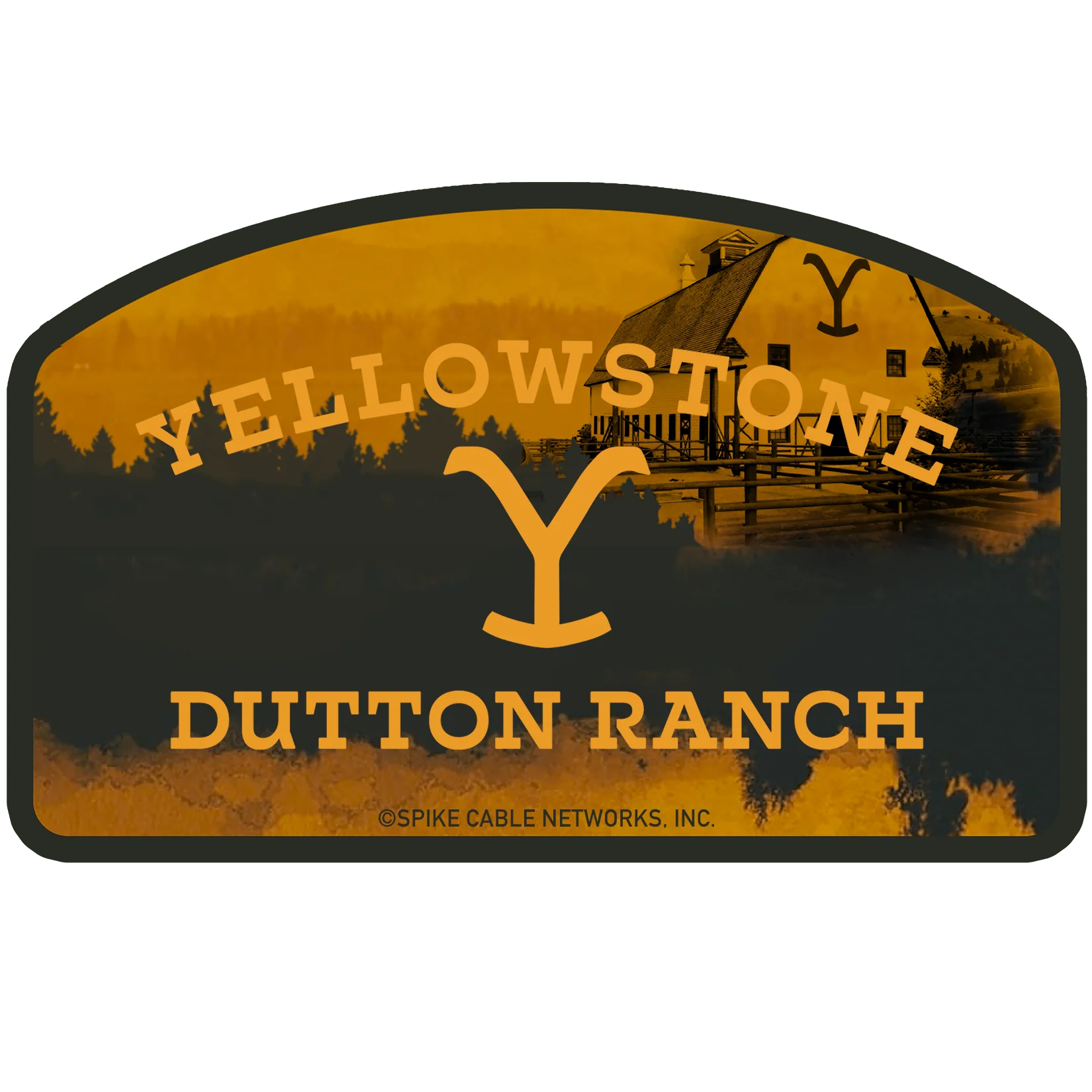 Yellowstone Logo Scenery Sticker Assorted Pack of 3 - Image 3