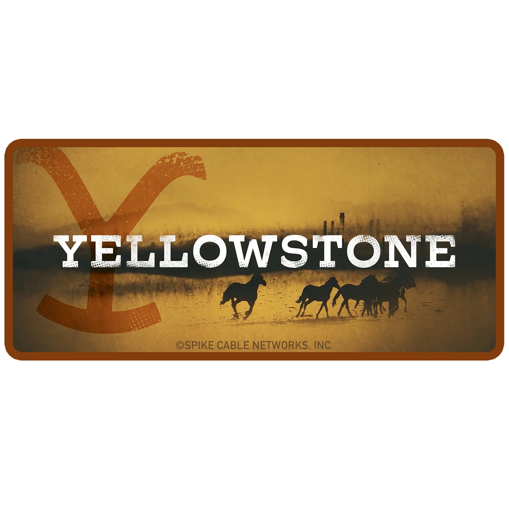 Yellowstone Logo Scenery Sticker Assorted Pack of 3 - Image 4