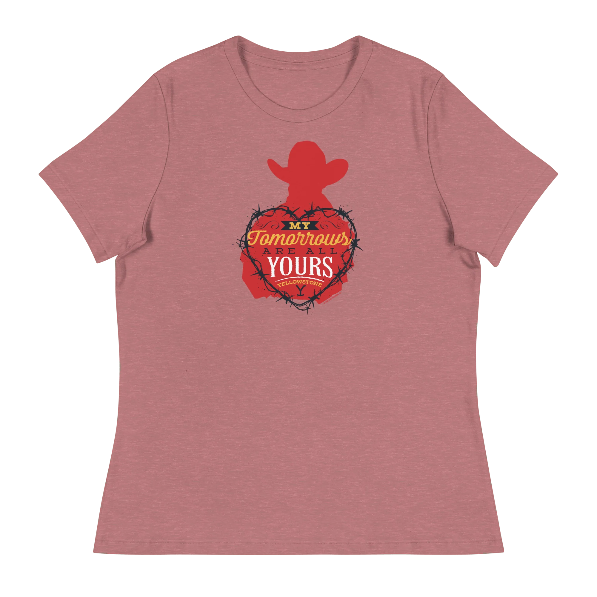 Yellowstone My Tomorrows Are All Yours Cowboy Women's Relaxed T-Shirt - Image 3