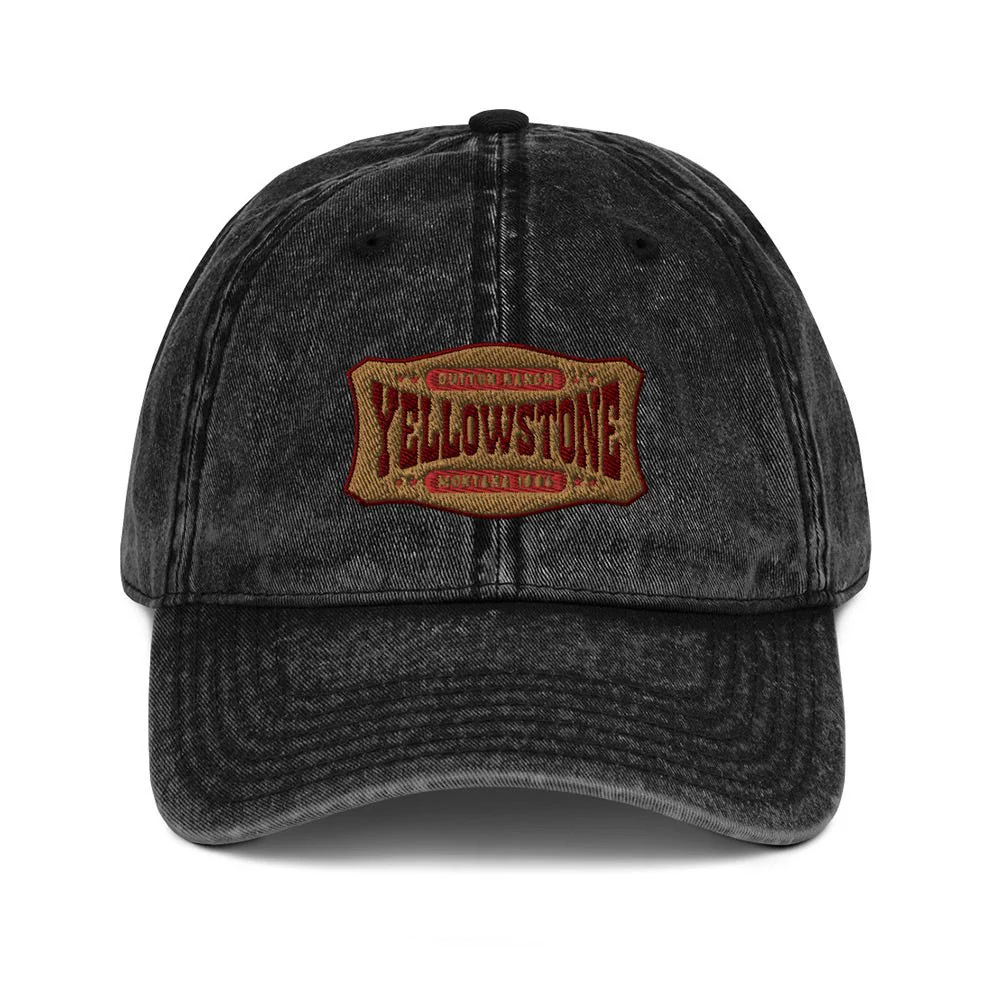 Yellowstone Patch Vintage Denim Cap - Image 5